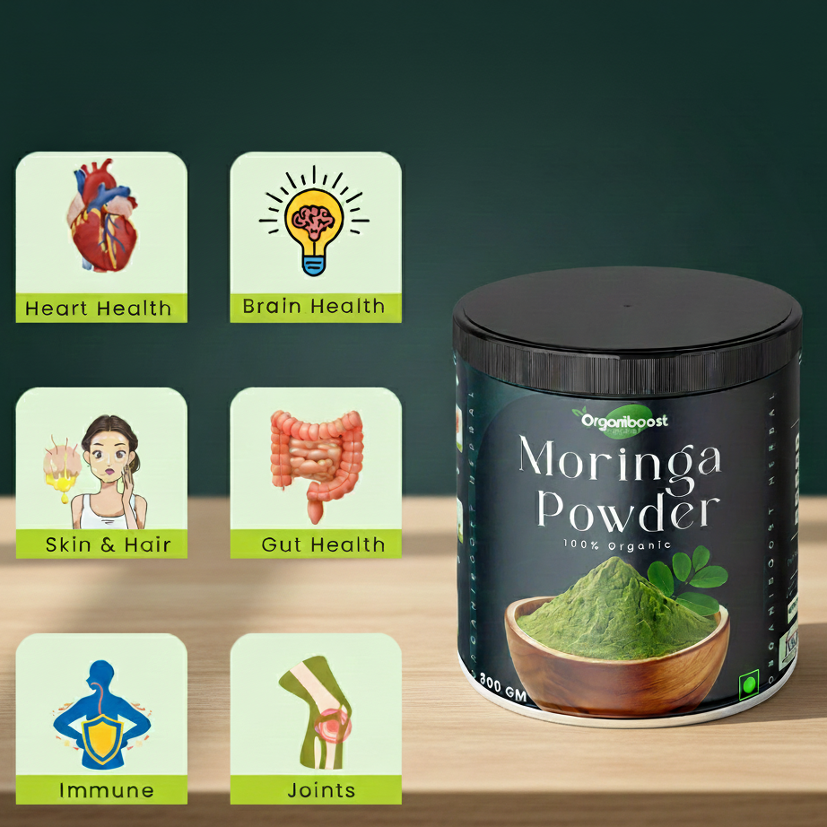 Organiboost Herbal 300 Gm Moringa Powder