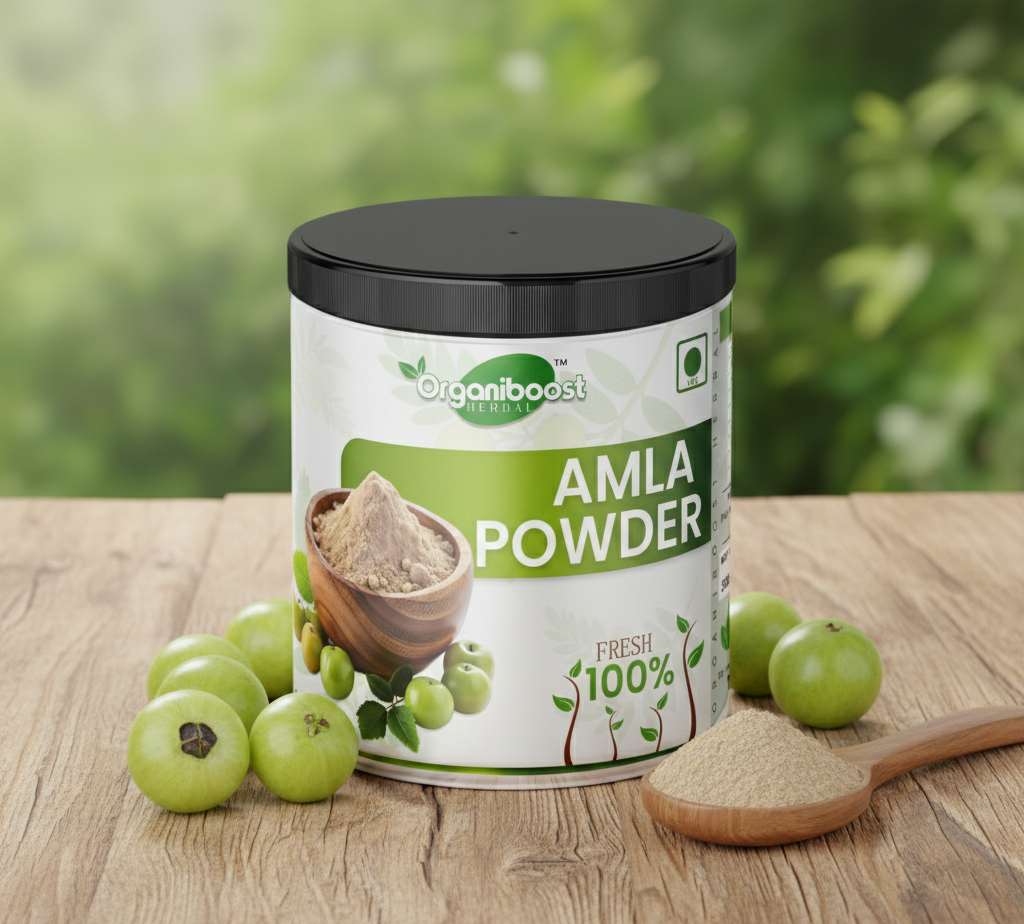 ORGANIBOOST HERBAL Amla powder 300g, 100% Pure and Organic