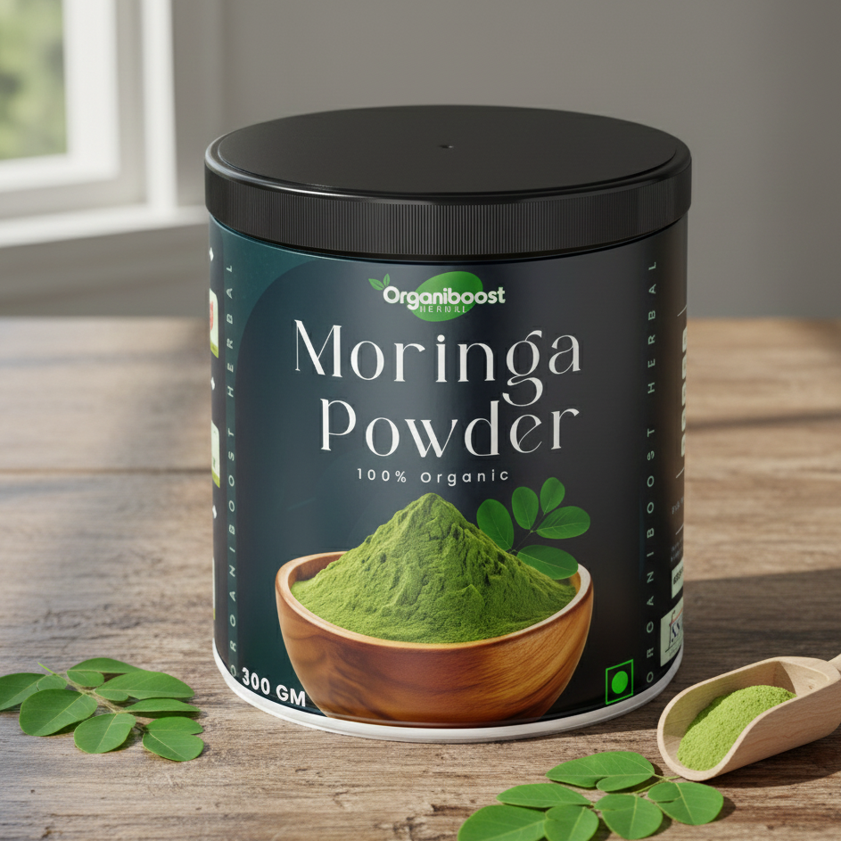 Organiboost Herbal 300 Gm Moringa Powder